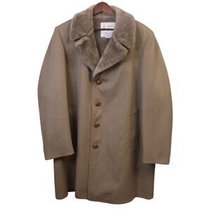 VTG London Fog Men’s 40R Trench Coat Warm Lined Winter Overcoat Classic